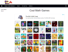 Tablet Screenshot of mathgamesaz.com